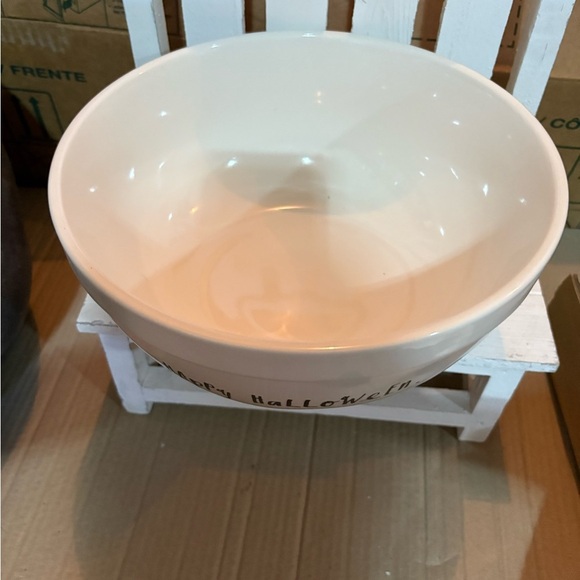 Rae Dunn White Halloween Artisan Bowl - Picture 4 of 4